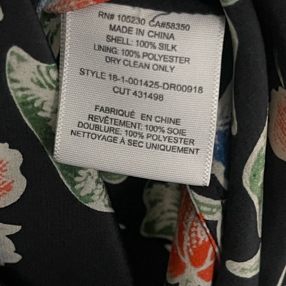 Joie Floral Deme Silk Midi Dress - Picture 4 of 7